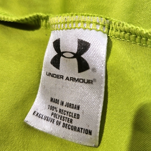 Women's Under Armour Heatgear Green Long Sleeve - Picture 8 of 10